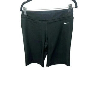 Nike Bike Shorts Women Medium Grey Fit Dry 10" Inseam Cycling Workout Active